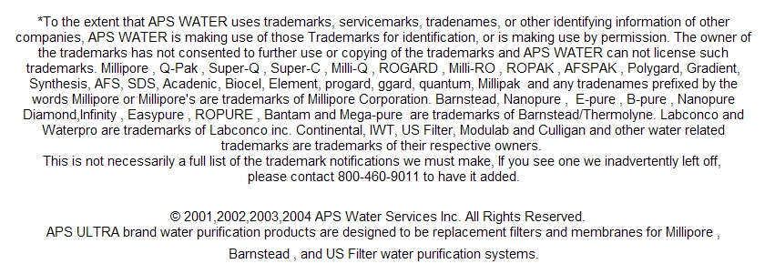 filters millipore milli-q reference systems | millipore-competitor.com